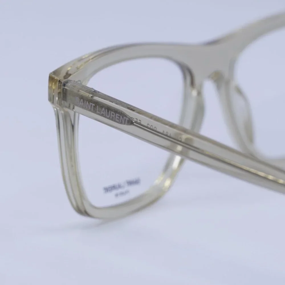 🕶️ New Saint Laurent SL481 003 Eyeglasses - Transparent Yellow Frame 55mm